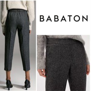 Aritzia Babaton Conan Italian Wool Blend Pant Dark Grey Size 8